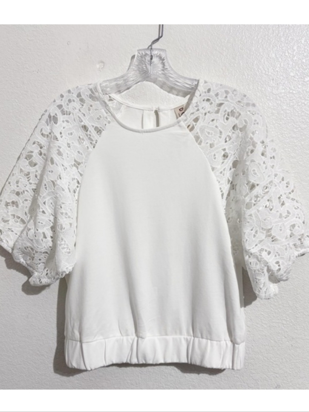 Dolan Fiona Lace Sleeve Top